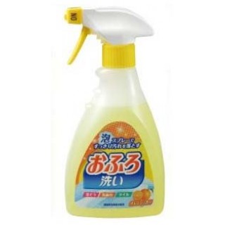Антибактериальное пенящееся чистящее средство для ванной Foam spray Bathing wash с апельсиновым маслом, 400 мл.