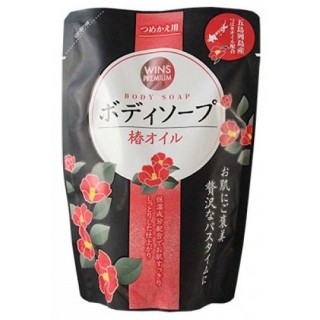 Премиум крем-мыло для тела с маслом камелии "Wins Camellia oil body soap", сменная упаковка, 400 мл. Арт. 827240