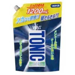 Охлаждающий шампунь с кондиционером-тоником "Wins rinse in tonic shampoо", сменная упаковка, 1200 мл.