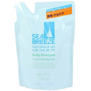 Гель для душа с охлаждающим и дезодорирующим эффектом SHISEIDO SEA BREEZE, мягкая упаковка, 400 мл. Арт. 887460