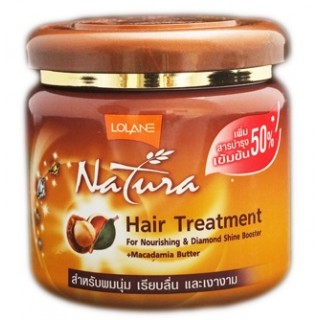 Маска для волос Lolane macadamia Butter For Nourishing and Diamond Shin Booster с маслом макадамии для сухих волос, 100 гр.