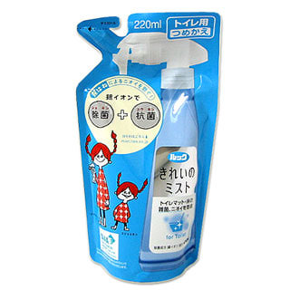 Чистящее средство с антибактериальным эффектом для туалета  Lion "Look Kirei Mist",  сменная упаковка, 220 мл. Арт. 6411