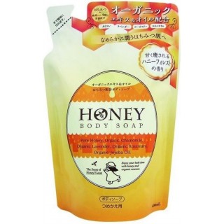 Гель для душа Daiichi Honey с экстрактом меда, сменная упаковка, 500 мл.