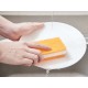 AISEN Губка для мытья посуды, мягкая, не царапает поверхность, можно использовать в течение длительного времени, оранжевая