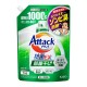 KAO Attack Antibacterial EX Гель для стирки белья, с антибактериальным эффектом с ароматом свежей зелени, сменная упаковка, 1000 гр.