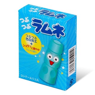 Японские презервативы Sagami Xtreme Lemonade с ароматом лимонада и точечной текстурой, 5 шт.