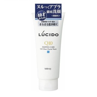Пенка Mandom Lucido oil clear facial foam растворяющая жировые загрязнения в порах кожи лица (для мужчин после 40 лет) без запаха, красителей и консервантов, 130 гр.