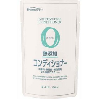 Мягкий шампунь без добавок KUMANO Pharmaact Mutenka Zero, для чувствительной кожи головы, сменная упаковка, 450 мл.
