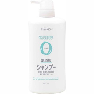 Мягкий шампунь без добавок KUMANO Pharmaact Mutenka Zero , для чувствительной кожи головы, 600 мл.