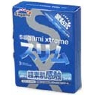 Японские презервативы Sagami Xtreme Feel Fit супероблегающие, 3 шт.