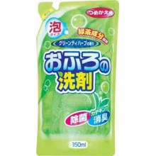 Пенящееся чистящее средство для ванны Rocket Soap - зеленый чай и травы, сменная упаковка, 350 мл. ...