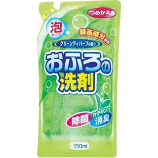 Пенящееся чистящее средство для ванны Rocket Soap - зеленый чай и травы, сменная упаковка, 350 мл.