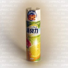 Японский спрей-освежитель воздуха для туалета ST Shoushuuriki c ароматом грейпфрута, 330 мл....