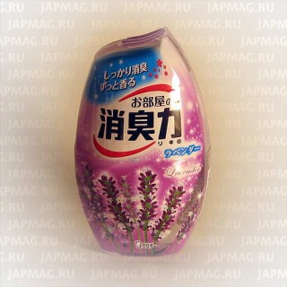 Японский жидкий дезодорант для комнат ST Shoushuuriki c ароматом лаванды, 400 мл.