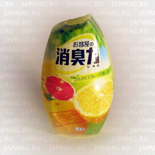 Японский жидкий дезодорант для комнат ST Shoushuuriki c ароматом грейпфрута, 400 мл.
