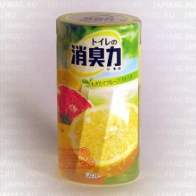 Японский жидкий дезодорант для туалета ST Shoushuuriki c ароматом грейпфрута, 400 мл....
