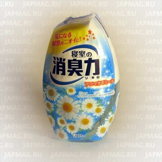 Японский жидкий дезодорант для комнат ST Shoushuuriki c ароматом ромашки, 400 мл.
