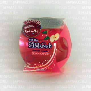 Японский освежитель воздуха на основе желе для комнат ST Shoushuu Pot с ароматом яблока, 270 г. Арт. 119707
