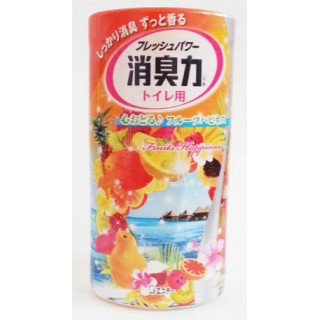 Японский жидкий дезодорант для туалета ST Shoushuuriki с ароматом фруктового ассорти, 400 мл.