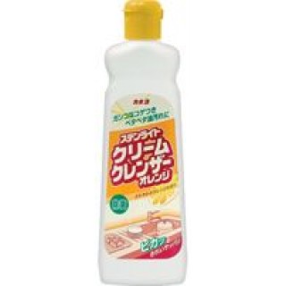 Kaneyo Soap Stainlight Cream Cleanser Orange Чистящее средство-крем для кухни, с ароматом апельсина, 400 гр.
