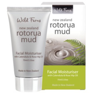 New Zealand Rotorua Mud Facial Moisturiser with Calendula & Rose Hip Oil Увлажняющий крем для лица с термальной грязью Роторуа, календулой и маслом шиповника, 75 мл. Арт. 215993 (Новая Зеландия)