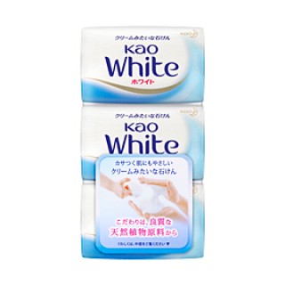 Мыло кусковое Kao White (3 шт по 85 гр)