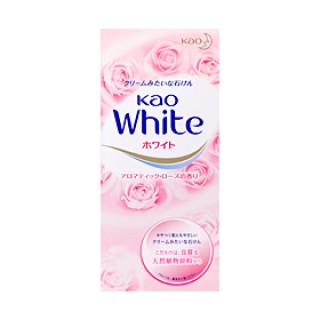 Мыло кусковое КАО White с ароматом розы, 6 шт. по 85 гр.