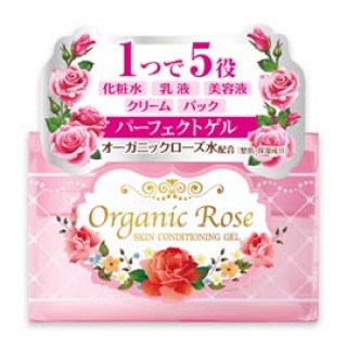 Увлажняющий гель-кондиционер для кожи лица Meishoku ORGANIC ROSE с экстрактом дамасской розы 90 гр.