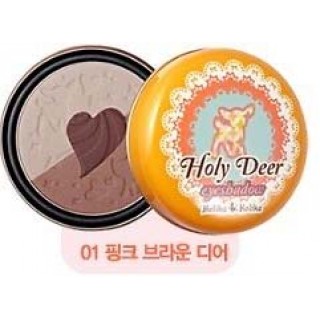 Трехцветные тени для век Holika Holika Holy Deer Eyeshadow (#1) «Олененок» оттенок 01 розово-коричневые 6 гр.