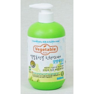 Средство для мытья детской посуды и бутылочек Vegetable Baby 500 мл. Арт. 372188 (Юж. Корея)