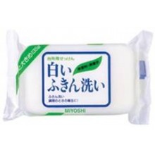 Японское мыло для стирки отбеливающее Miyoshi Natural White Soap, 135 г....