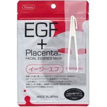 Маска с плацентой и EGF фактором Japan Gals  Facial Essence Mask, 7 шт....