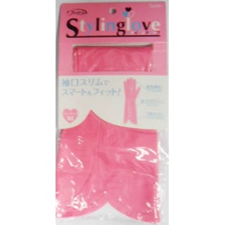 Перчатки из винила для бытовых и хозяйственных нужд ST Family (с антибактериальным эффектом, средней толщины) размер L (розовые)