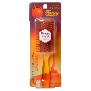 Vess Honey brush Щетка массажная для увлажнения и придания блеска волосам с мёдом и маточным молочком пчёл, малая