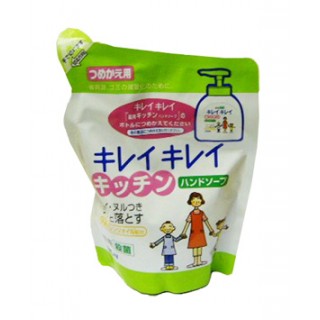 Жидкое антибактериальное мыло для рук Lion Kirei kirei с апельсиновым маслом для применения на кухне, 200 мл, сменный блок. Арт. 00734