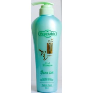 Шампунь для волос Vеgetable Beauty 2 in 1Green tea (500мл) Арт. 875700 (Юж. Корея)