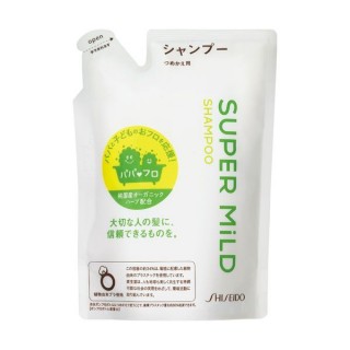 Мягкий шампунь для волос SHISEIDO Super MiLD с ароматом трав, сменная упаковка, 400 мл. Арт. 895885