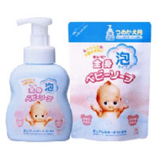 Японское пенящееся жидкое мыло Cow Brand «Кьюпи» для детей, 400 мл. Арт. 95640