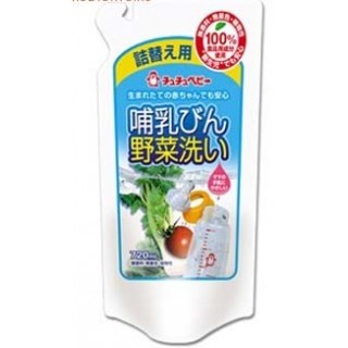 Жидкое средство для мытья детских бутылочек, детской посуды, овощей и фруктов CHU-CHU Baby, сменная упаковка, 720 мл. Арт. 993416