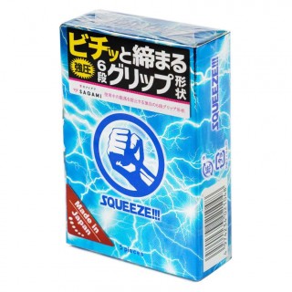 Японские латексные презервативы Sagami Squeeze с увеличенным количеством смазки, 5 шт.