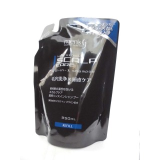 Шампунь 2 в 1 для ухода за кожей головы, для мужчин KUMANO YUSHI Hair Medical Scalp Care, сменная упаковка, 350 мл. 