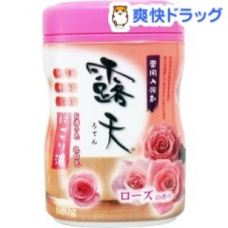 Соль для ванны Fuso Kagaku с бодрящим эффектом и ароматом роз, 680 гр.