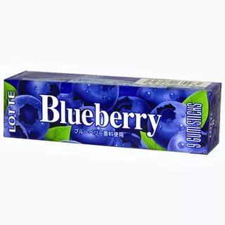 Жевательная резинка LOTTE Blueberry, 9 шт.  Арт. 126543