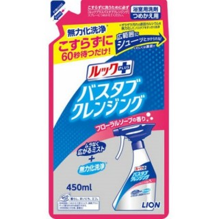 Чистящее средство для ванной комнаты "Look Plus" быстрого действия, с ароматом мыла, сменная упаковка, 450 мл.