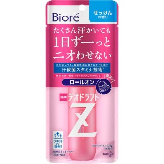 Дезодорант-антиперспирант Kao Biore Deodorant Z с антибактериальным эффектом, аромат свежести, 40 мл. Арт. 333438