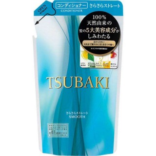 Разглаживающий кондиционер для волос Shiseido Tsubaki Smooth с маслом камелии, сменная упаковка, 330 мл.