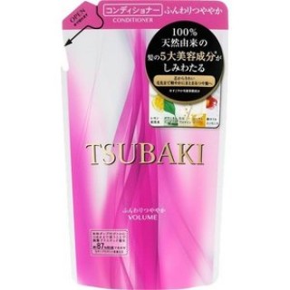 Кондиционер для волос для придания объема SHISEIDO TSUBAKI VOLUME с маслом камелии, сменная упаковка, 330 мл.