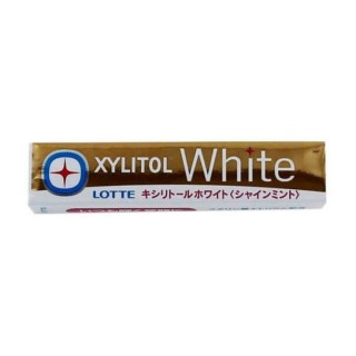 Жевательная резинка LOTTE Xylitol White Shinemint Сияющая мята с эффектом отбеливания, 14 шт. Арт. 49368383