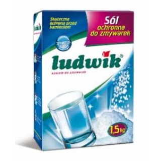 Соль LUDWIK для посудомоечных машин 1,5 кг. Арт. 242227 (Польша)