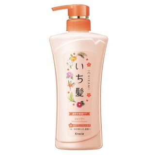 Шампунь Ichikami интенсивно увлажняющий для поврежденных волос с маслом абрикоса, 480 мл.